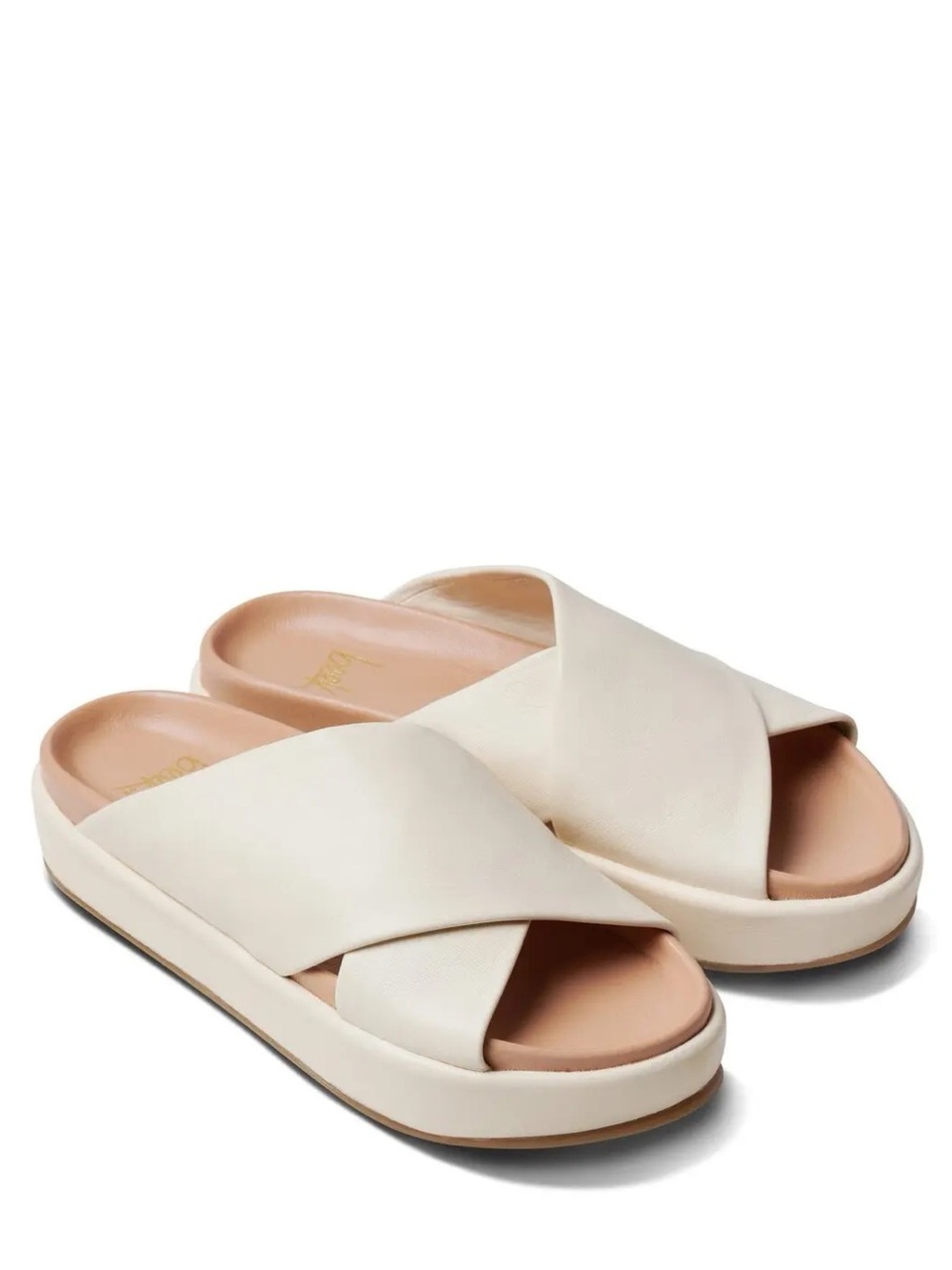 Beek Kite Crisscross Slide Sandal in Eggshell